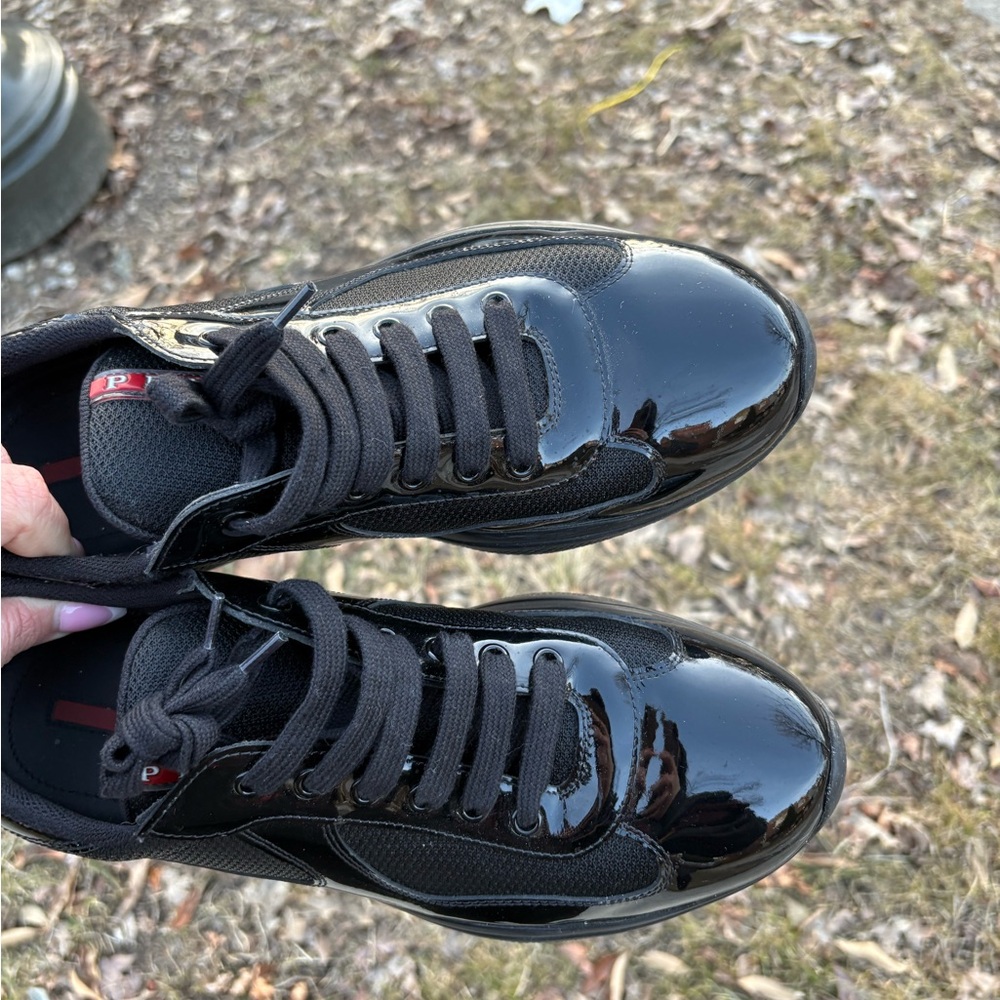 Prada Men's Black Sneakers 8 and a half - Picture 7 of 8